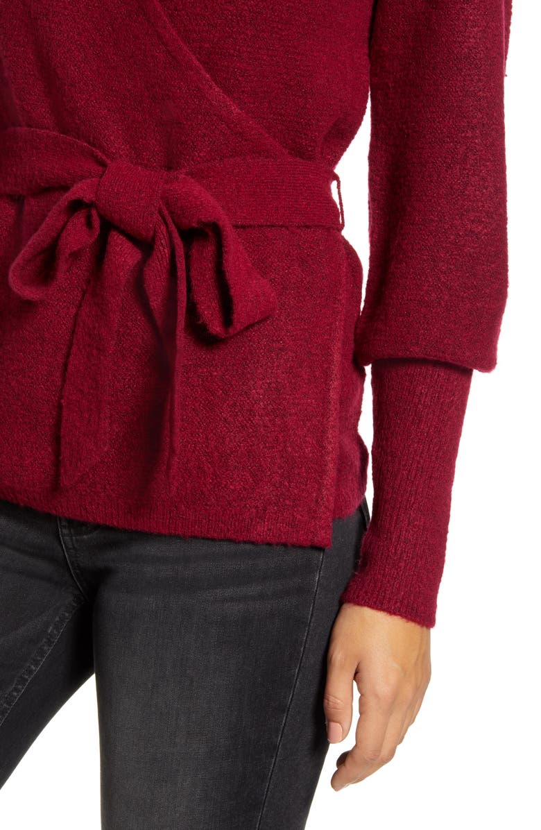 Rachel Parcell Wrap Cardigan, Alternate, color, 