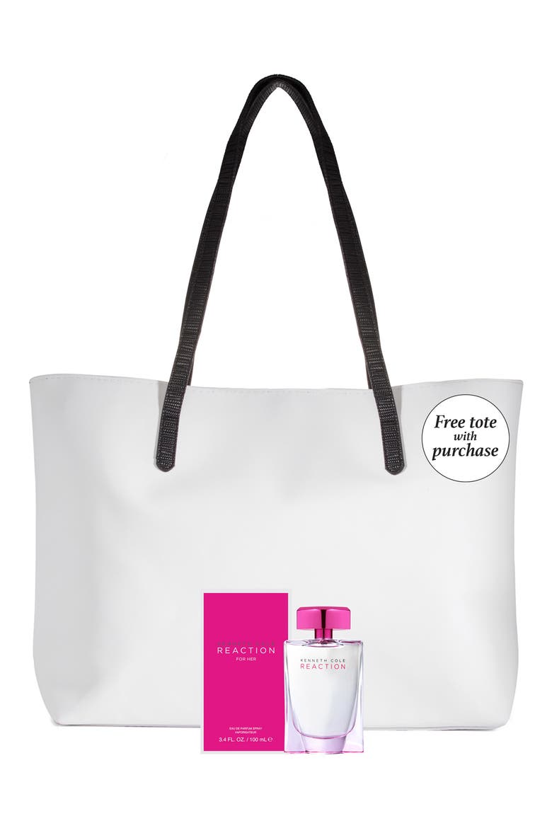 Reaction Eau de Parfum Fragrance & Tote Gift Set, Main, color, NO COLOR