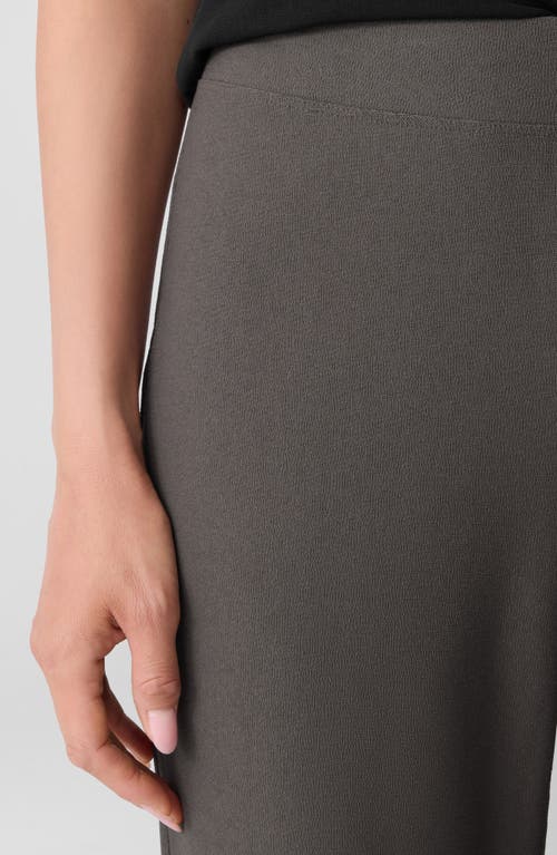 Eileen Fisher Slim Ankle Pants In Gray