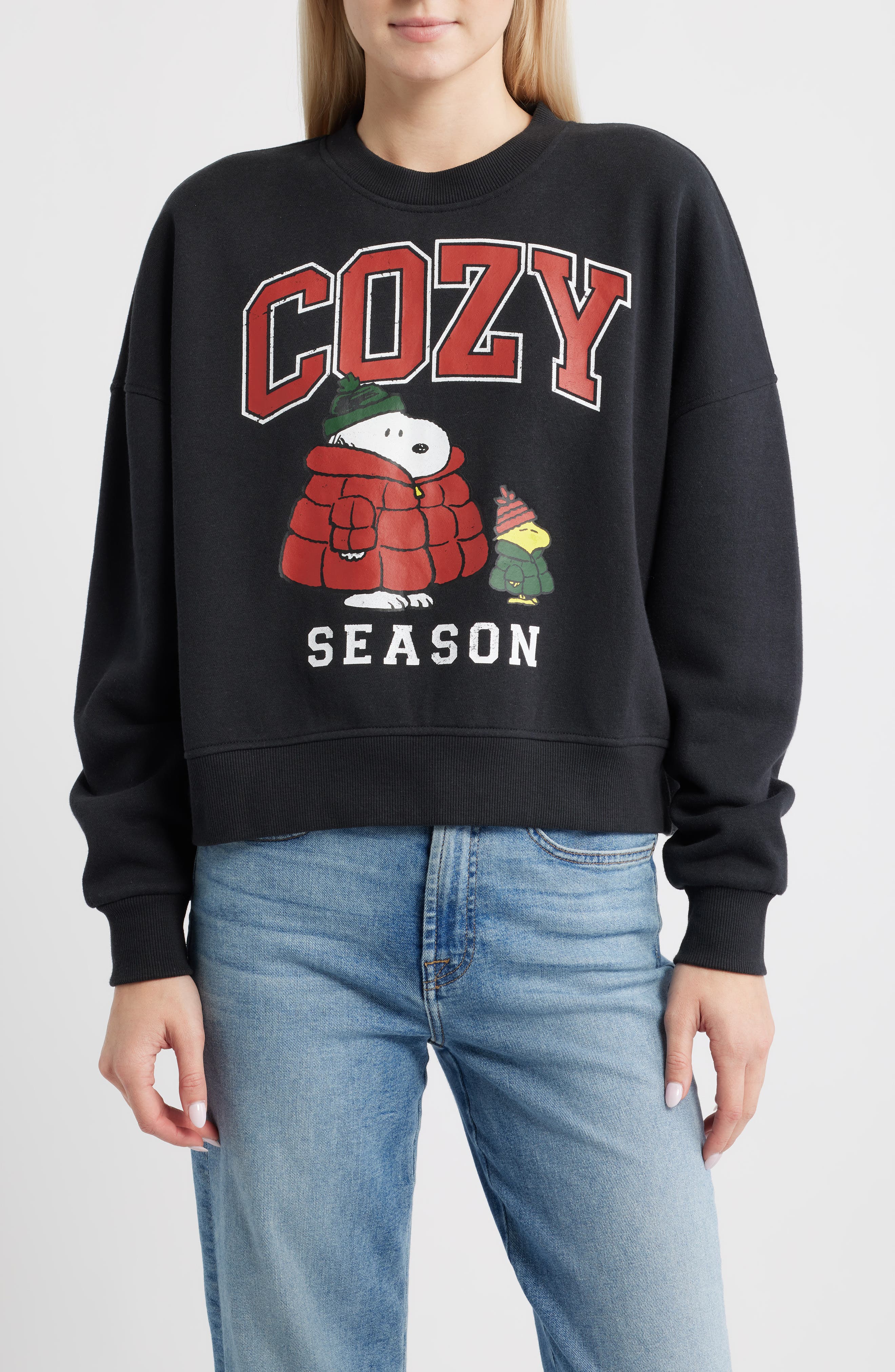 Vinyl Icons Peanuts® Cozy Graphic Sweatshirt