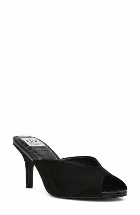 Curtsi Peep Toe Slide Sandal