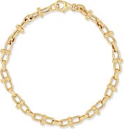 Bony Levy Men's 14K Gold Wrapped Link Chain Bracelet