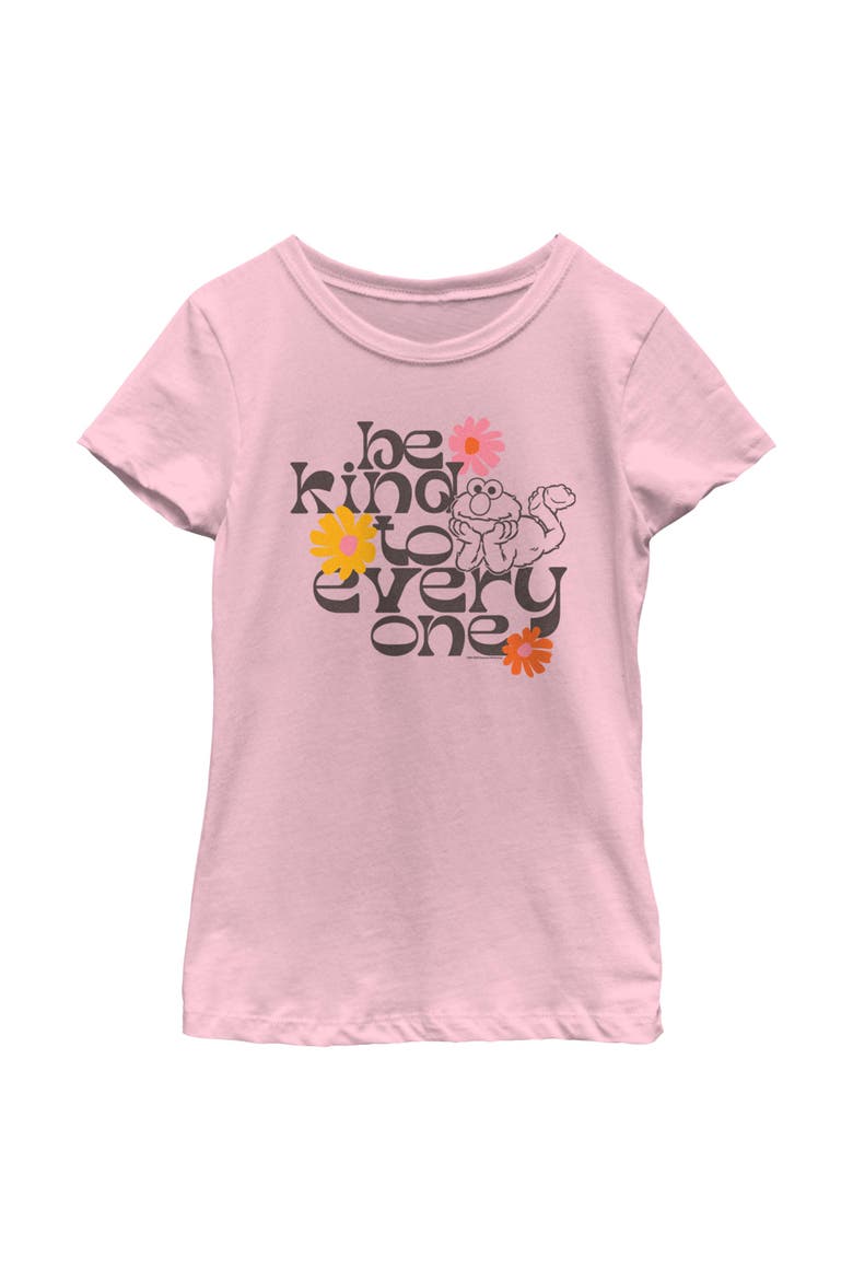 Girls' Be Kind to Everyone Graphic T-Shirt, Main, color, Light Pink