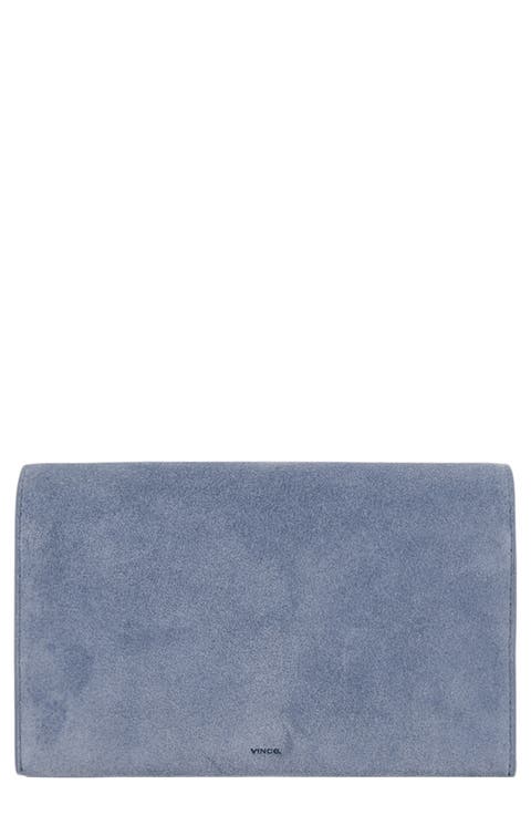 Suede Wallet on a Strap