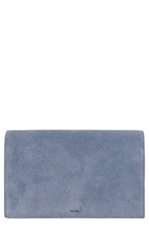 Vince Suede Wallet on a Strap in Azul at Nordstrom