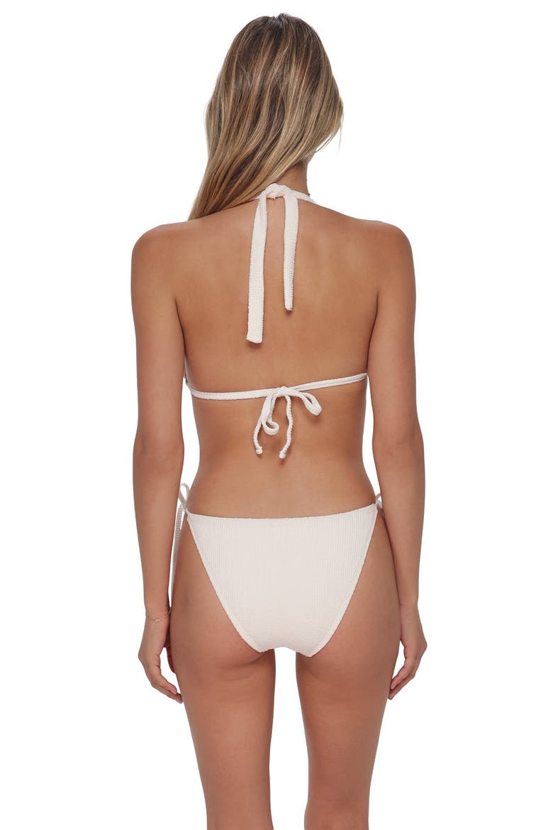 McKenna Tie Side Bikini Swim Bottoms, Main, color, Buttercream Scrunch