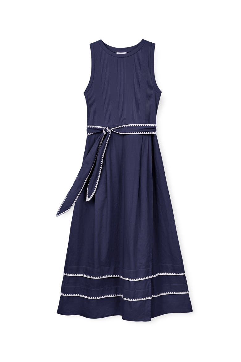 Isadora Midi Dress, Main, color, Midnight Blue