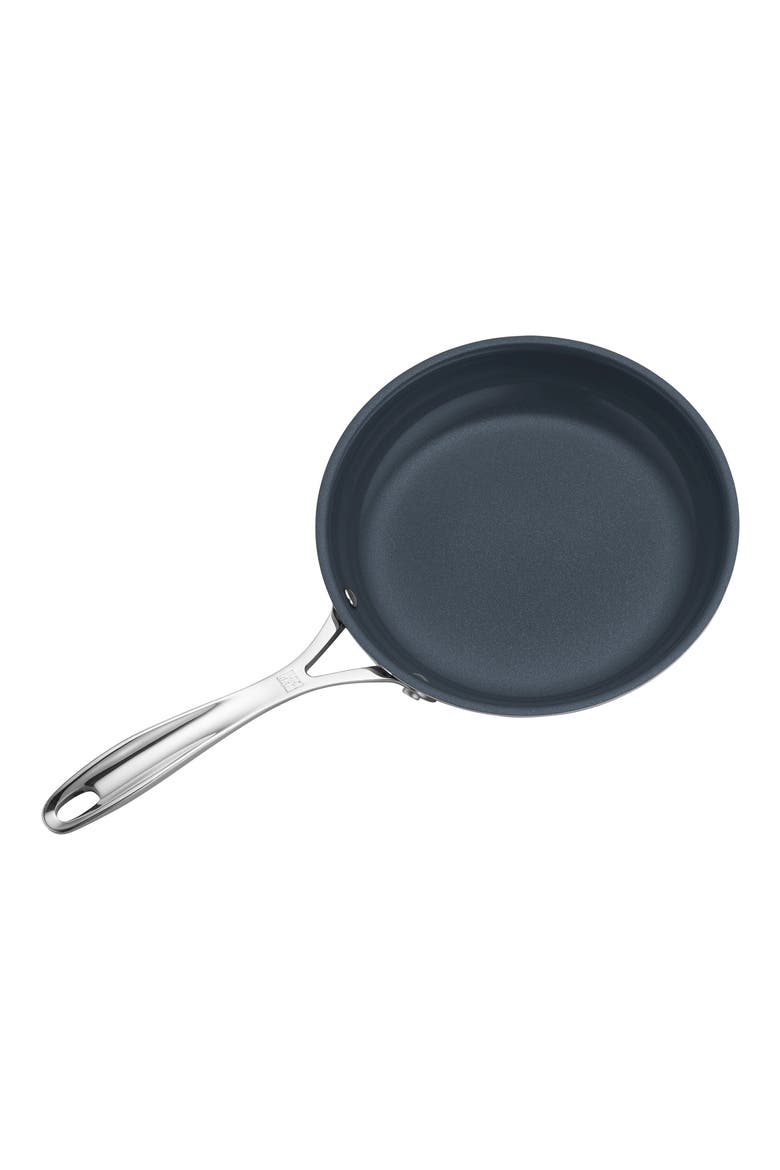 Clad CFX 8-inch Stainless Steel Ceramic Nonstick Fry Pan, Alternate, color, SILVER