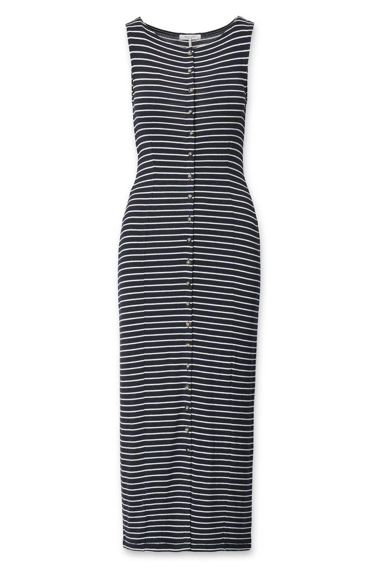 The Knit Tie Waist Sleeveless Maxi Dress, Alternate, color, SALT MULTI