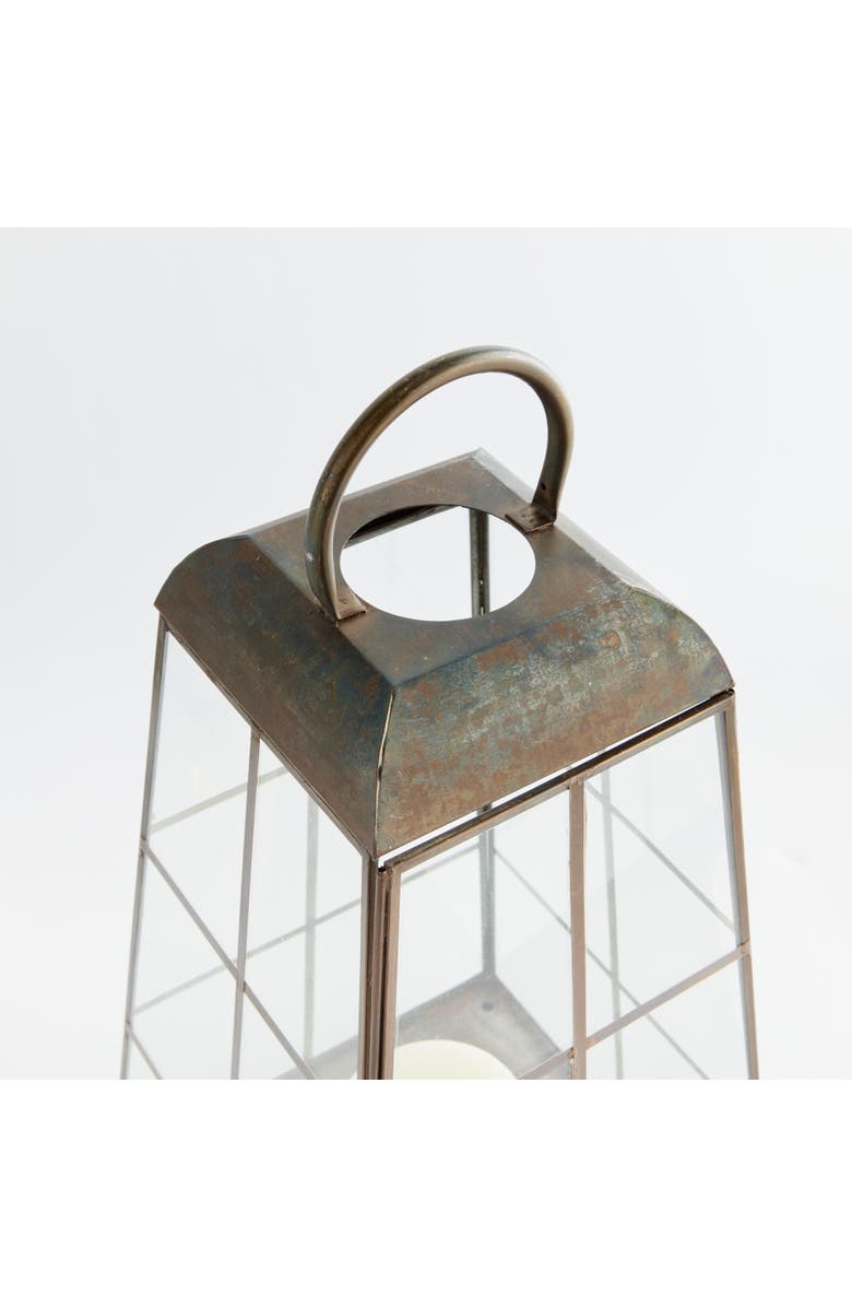 Napa Home & Garden Dexter Lantern Candle Holder Large, Alternate, color, Gold