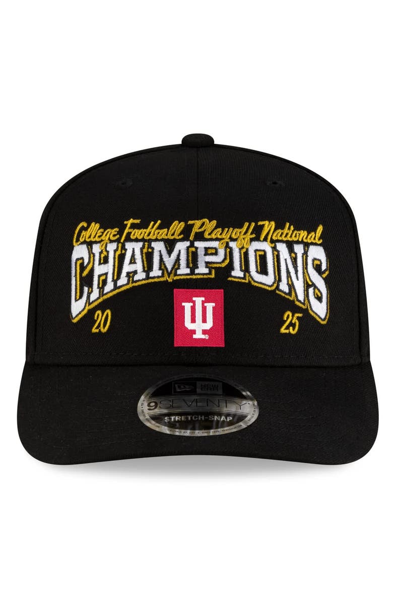 New Era Men's New Era Crimson Indiana Hoosiers College Football Playoff 2025 National Champions 9SEVENTY Stretch-Snap Hat, Alternate, color, Crimson