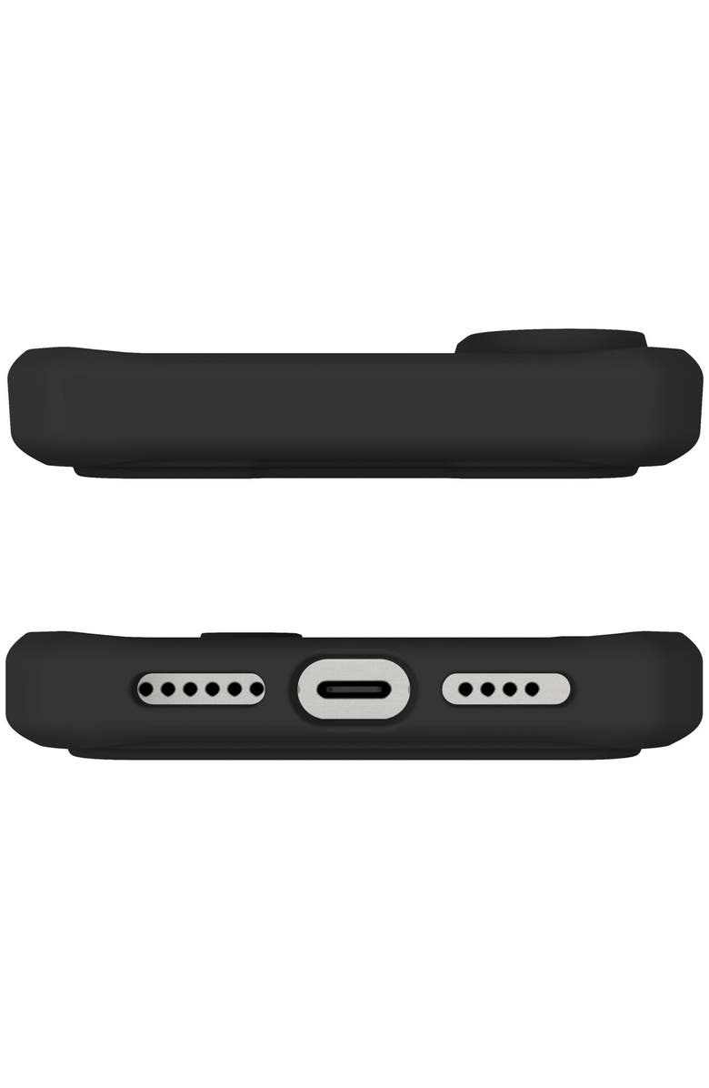 ITSkins Hybrid_R Folio MagSafe Case for Apple iPhone 16, Alternate, color, Black