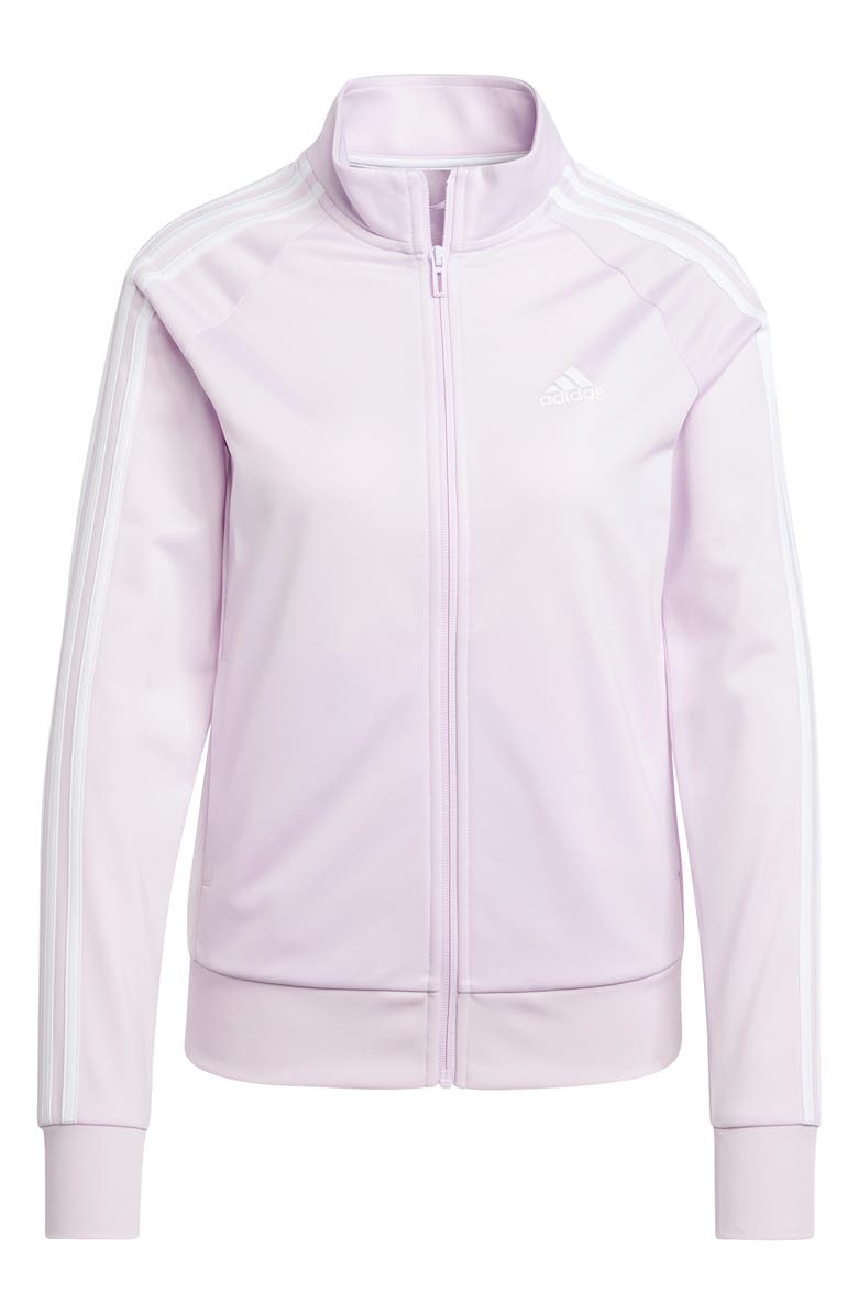 adidas Tricot 3-Stripes Track Jacket, Alternate, color, 