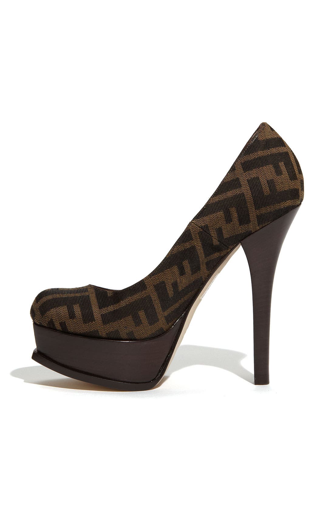 Fendi 'Fendista Zucca' Platform Pump, Alternate, color, 