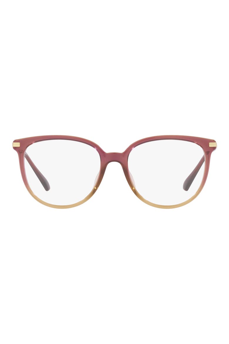 Westport 54mm Round Optical Glasses, Main, color, ROSE