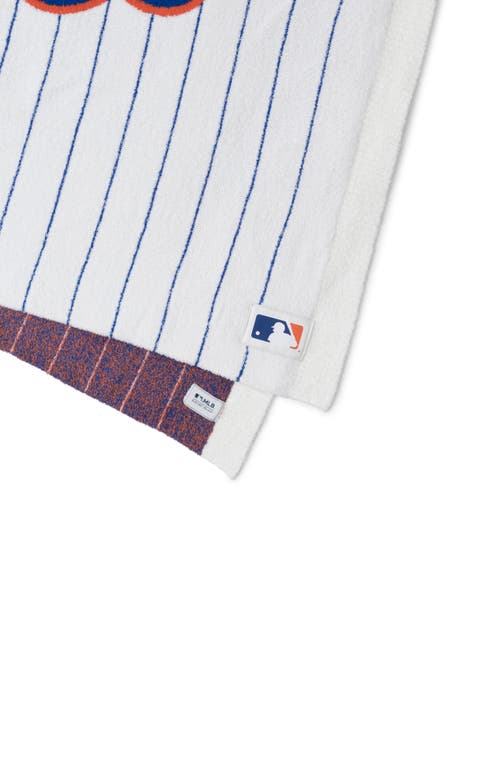 BAREFOOT DREAMS BAREFOOT DREAMS COZYCHIC® NEW YORK METS THROW BLANKET