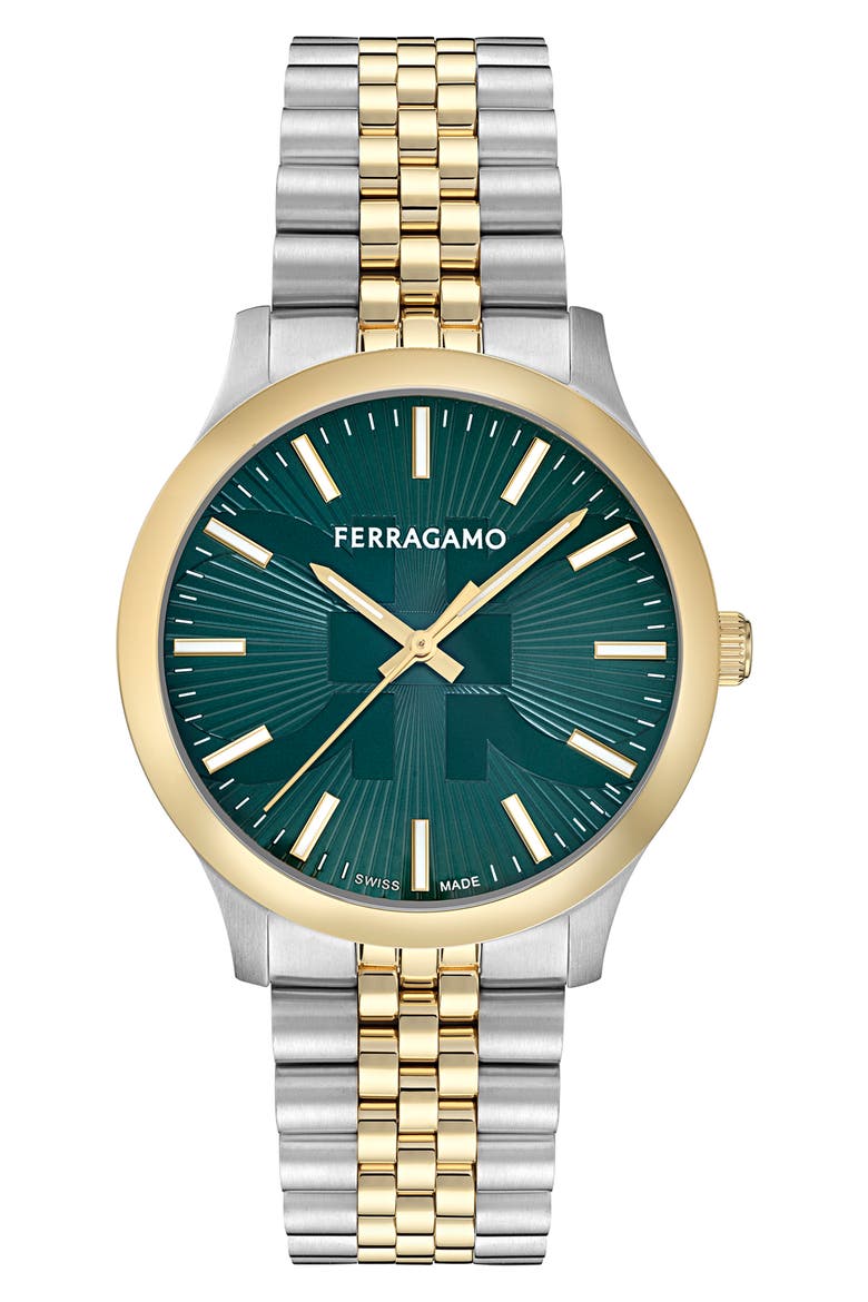 Duo Two-Tone Bracelet Watch, 40mm, Main, color, TWO TONE