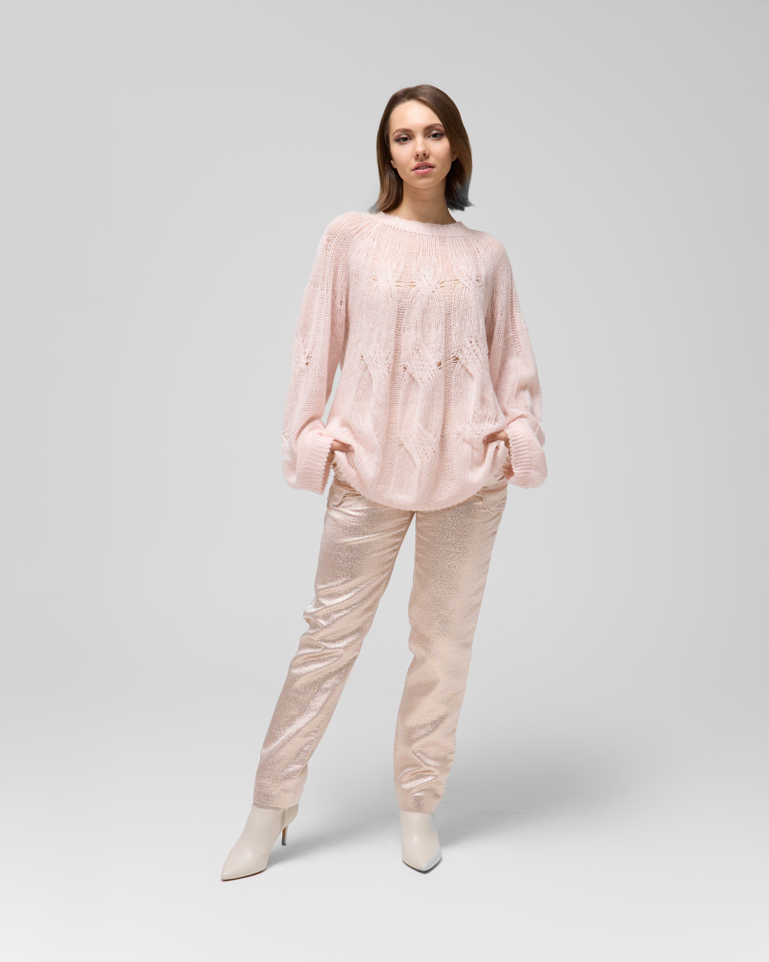 Cable-Knit Cashmere Sweater - image 2