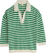 Seasalt Cornwall Gwnynver Stripe Cotton & Linen Sweater