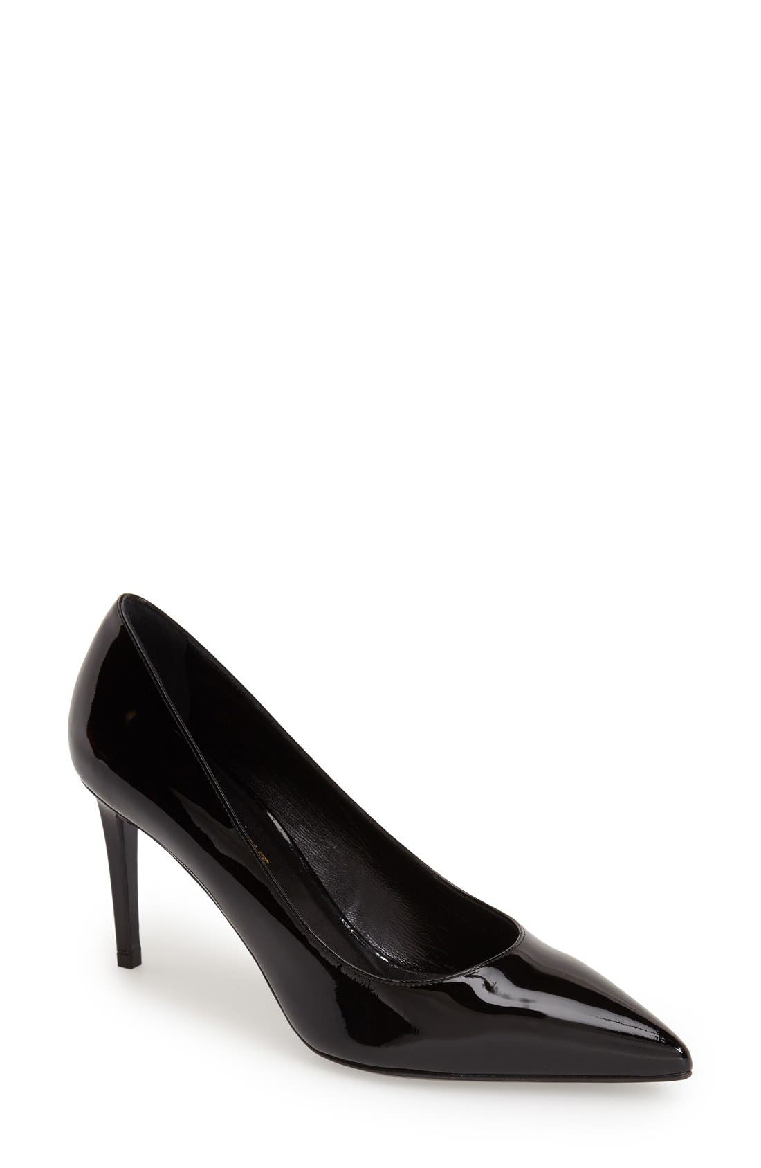 Saint Laurent 'Paris' Pointy Toe Pump, Main, color, 