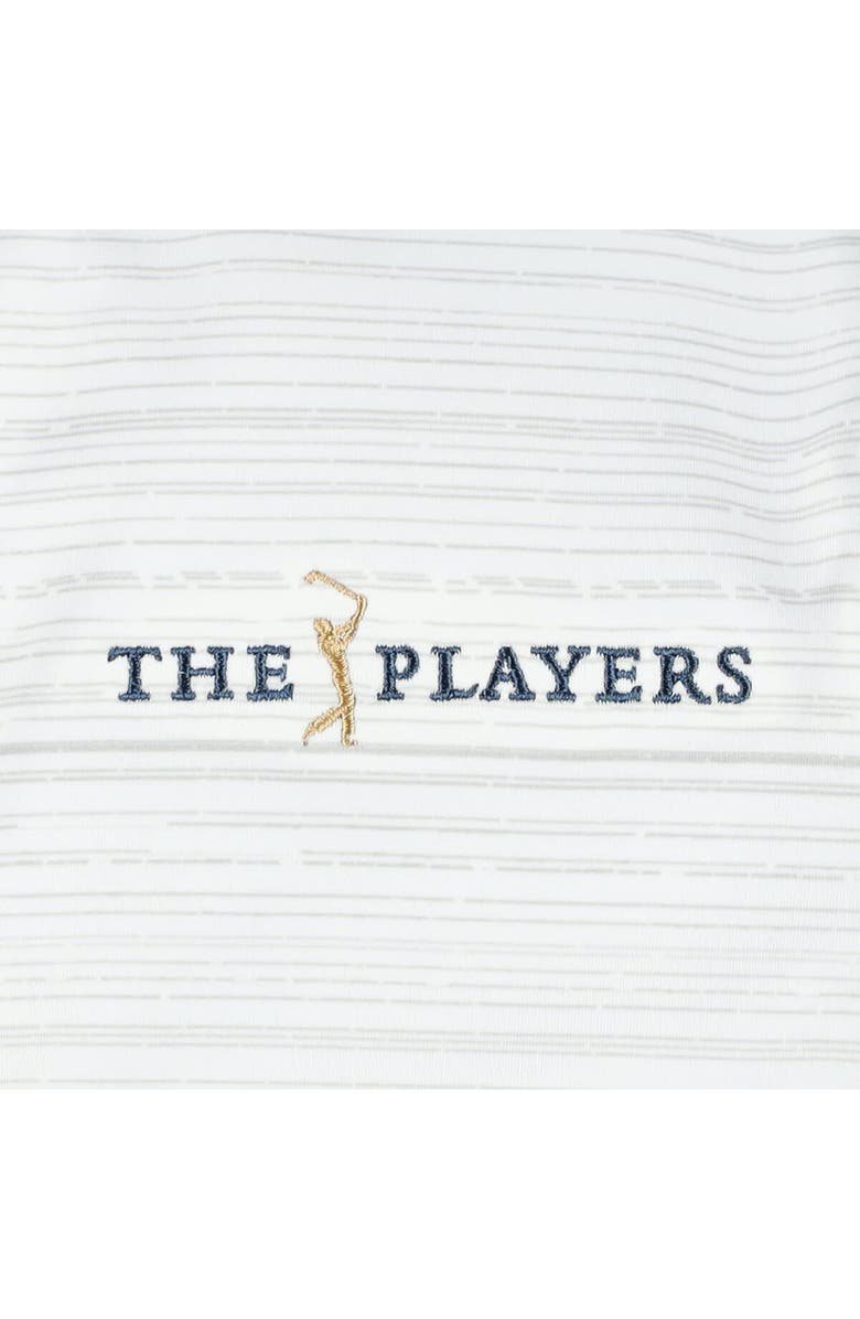 adidas Women's adidas White THE PLAYERS Ultimate365 Stripe Sleeveless Quarter-Zip Polo, Alternate, color, White