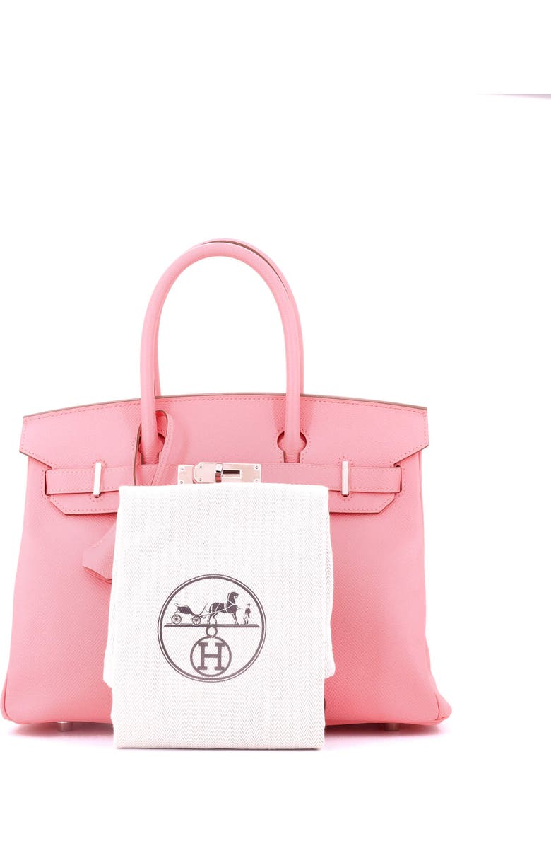 Pre-Owned Hermes Birkin Handbag Pink Epsom with Palladium Hardware 30, Alternate, color, Rose Confetti