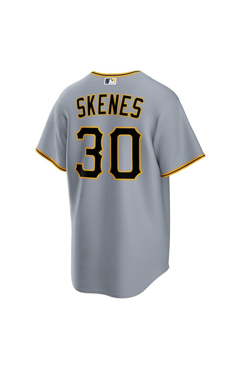 Nike Men's Nike Paul Skenes Gray Pittsburgh Pirates Road Replica Jersey, Alternate, color, Gray