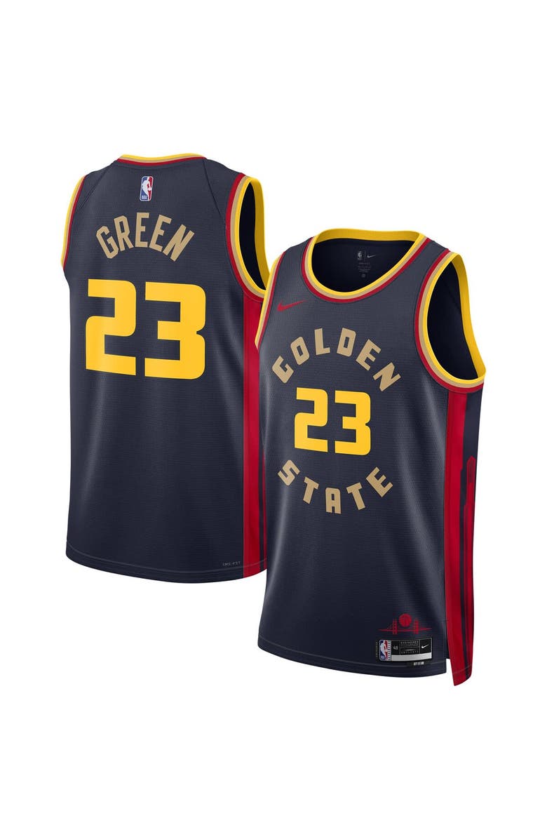 Nike Unisex Nike Draymond Green Navy Golden State Warriors 2024/25 Swingman Player Jersey - City Edition, Main, color, 