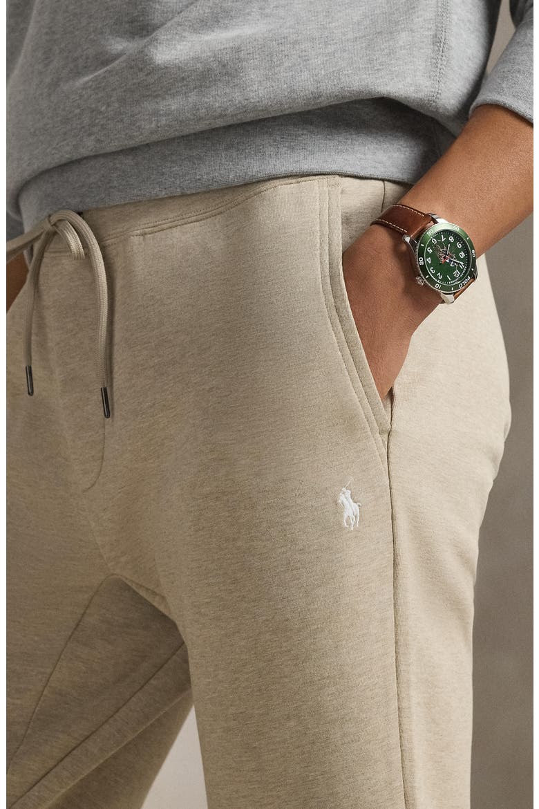 Double Knit Joggers, Alternate, color, TUSCAN BEIGE HEATHER