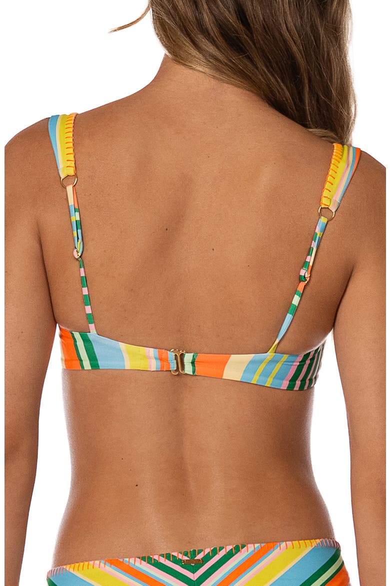 Deep Sea Lines Danna Reversible Bikini Top, Alternate, color, OPEN BLUE