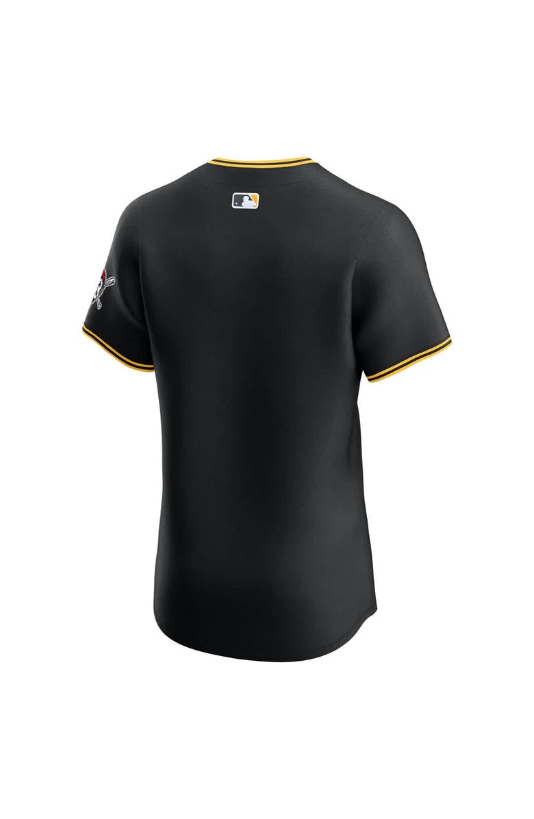 Nike Men's Nike Black Pittsburgh Pirates Alternate 2 Elite Jersey, Alternate, color, Black