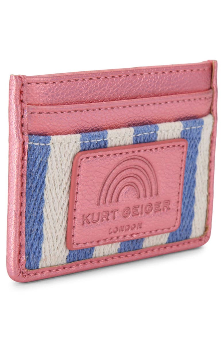 Kurt Geiger London Southbank Card Holder, Alternate, color, Blue/Pink/White