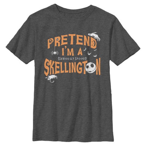 Boys The Nightmare Before Christmas Pretend I'm A Skellington T Shirt