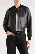 AllSaints Riley Leather Bomber Jacket