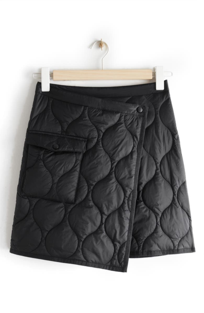 & Other Stories Quilted Skirt, Main, color, 