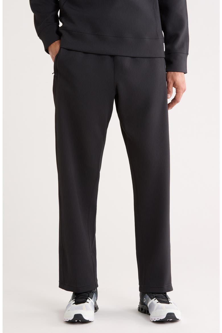 Double Knit Rally Relaxed Performance Pants, Main, color, BLACK