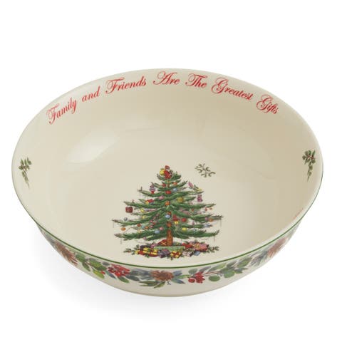 Christmas Tree 10" Serving Bowl