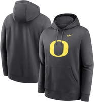 Nike Men's Nike Anthracite Oregon Ducks Primetime Club Fleece Pullover Hoodie