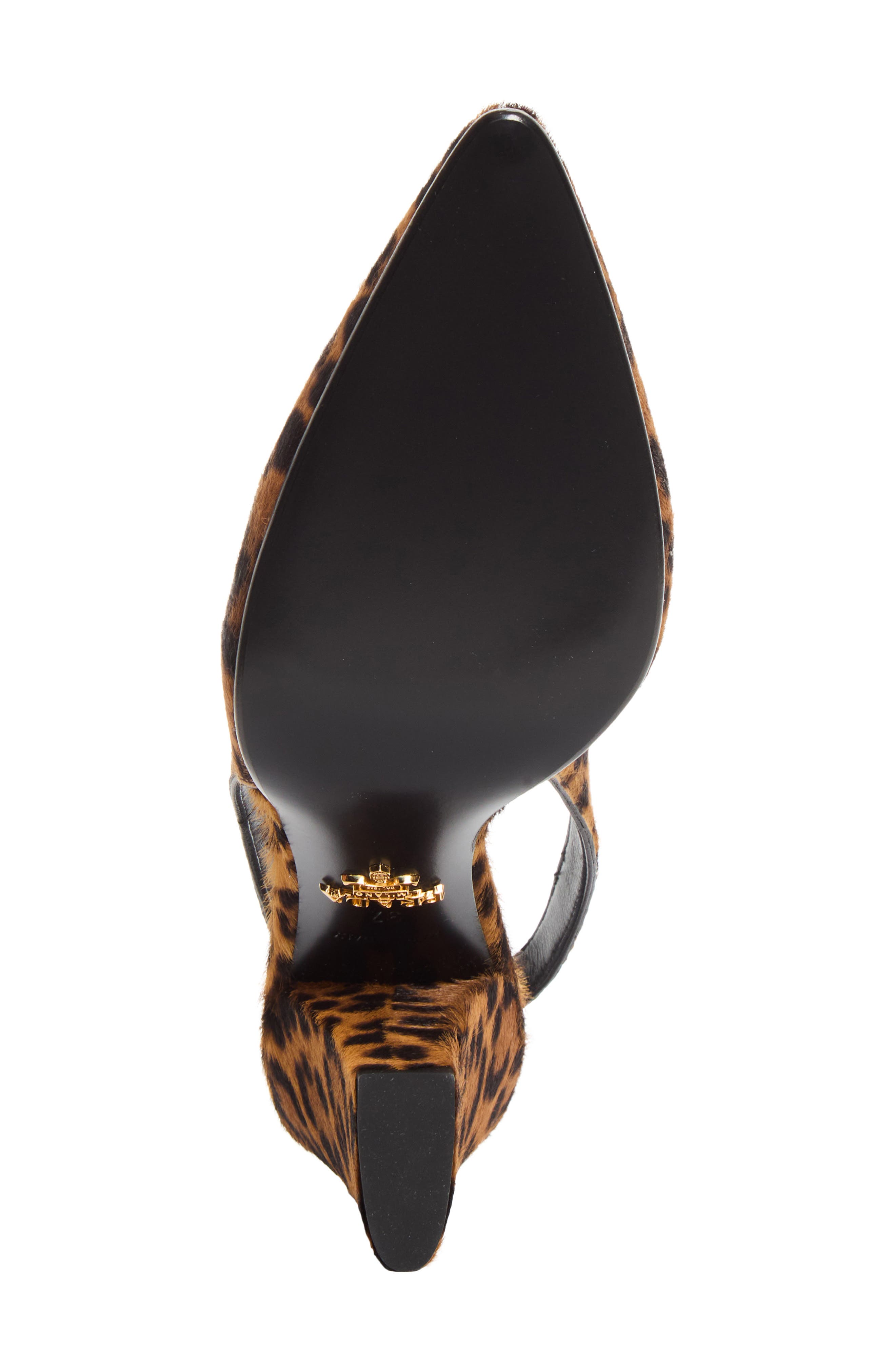 Leopard Print Slingback Pump, Alternate, color, MIELE