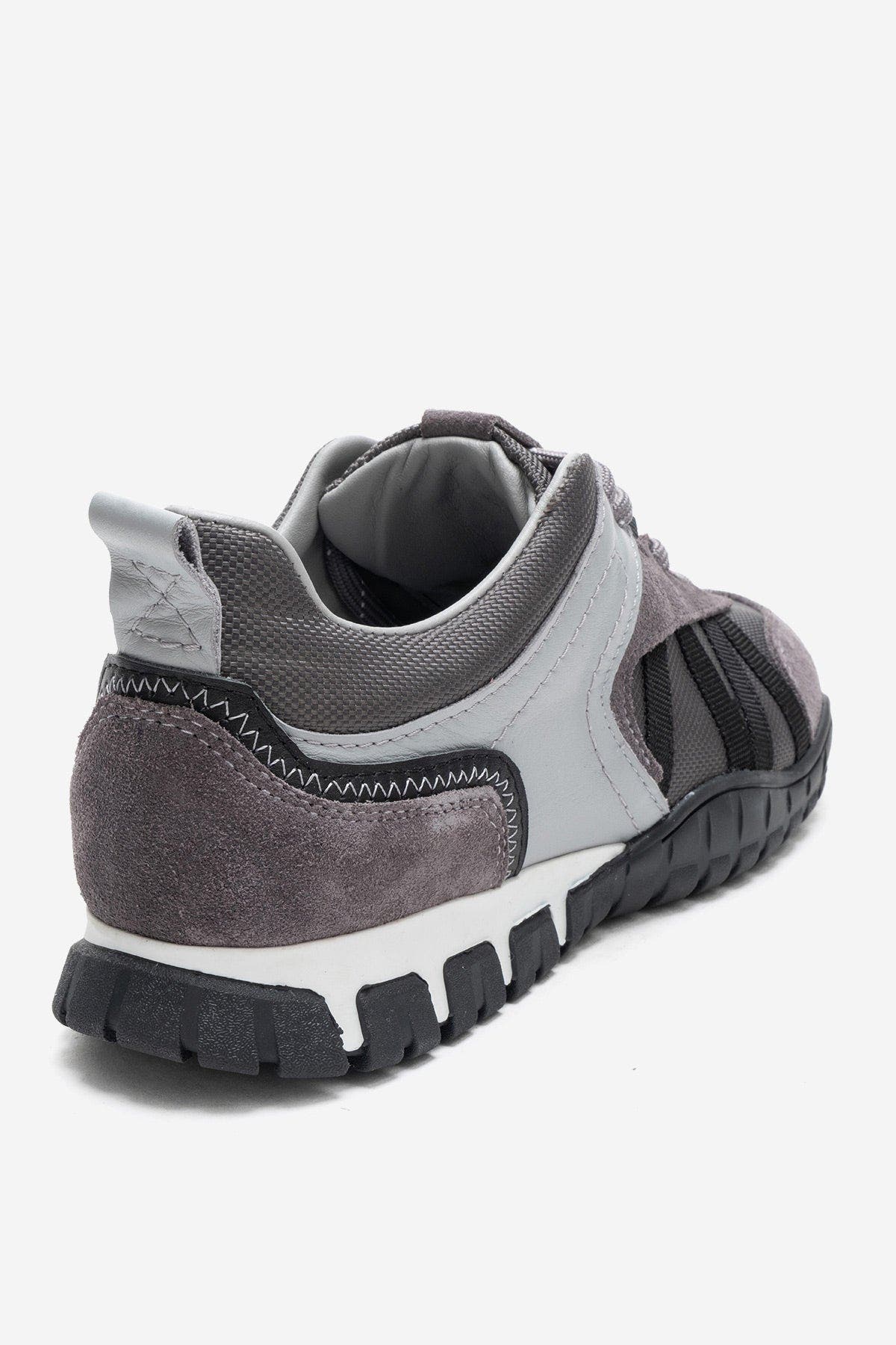 Fiera Leather Mesh Sneaker, Alternate, color, Grey