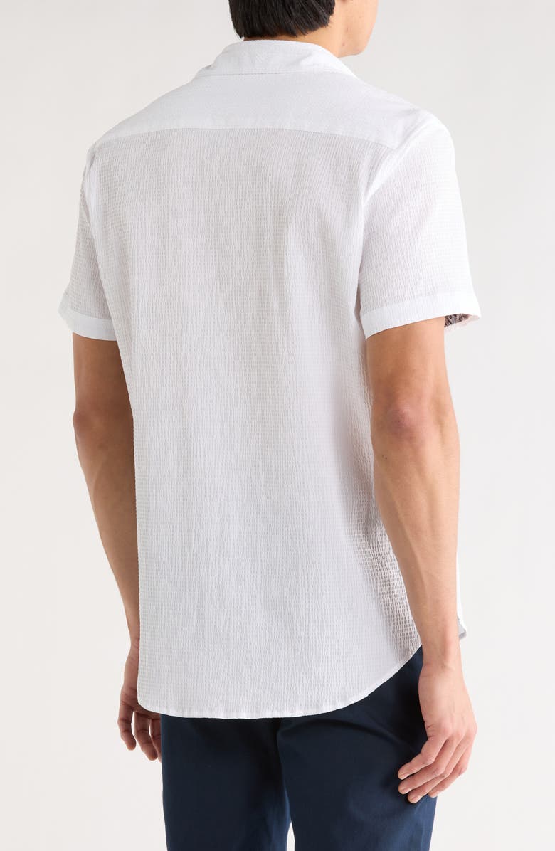 Robert Graham Piers Short Sleeve Woven Button-Up Shirt, Alternate, color, 