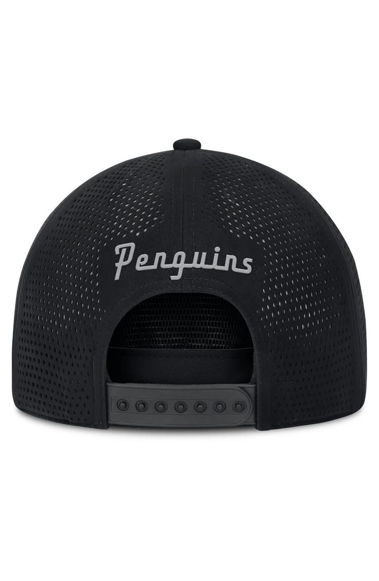 FANATICS Men's Fanatics Black Pittsburgh Penguins Front Office Performance A-Frame Adjustable Hat, Alternate, color, Black