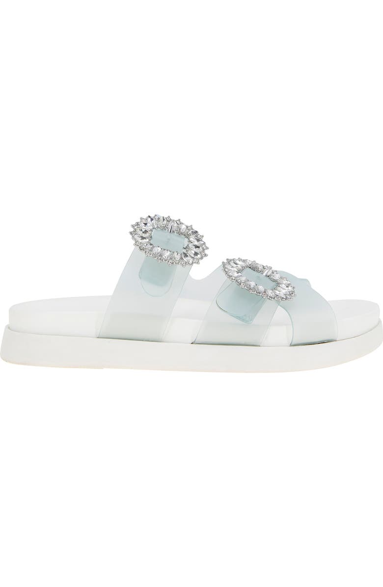 BCBGeneration Jia Rhinestone Slide Sandal, Alternate, color, Seafoam