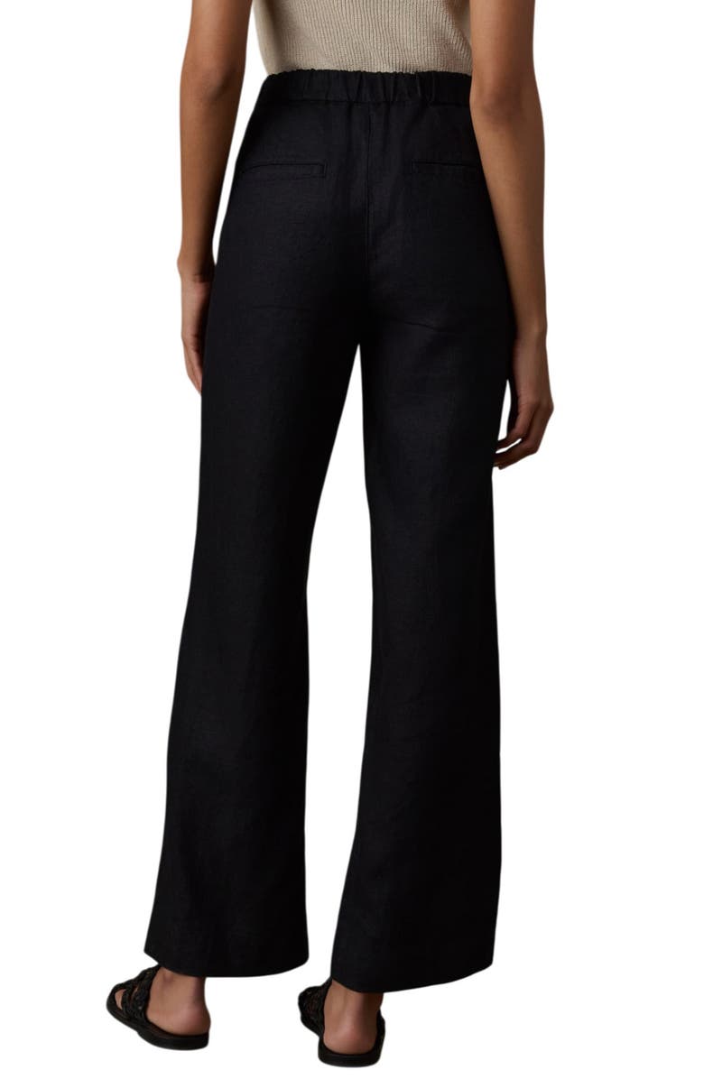 Faherty Sun Strider Wide Leg Linen Pants, Alternate, color, 