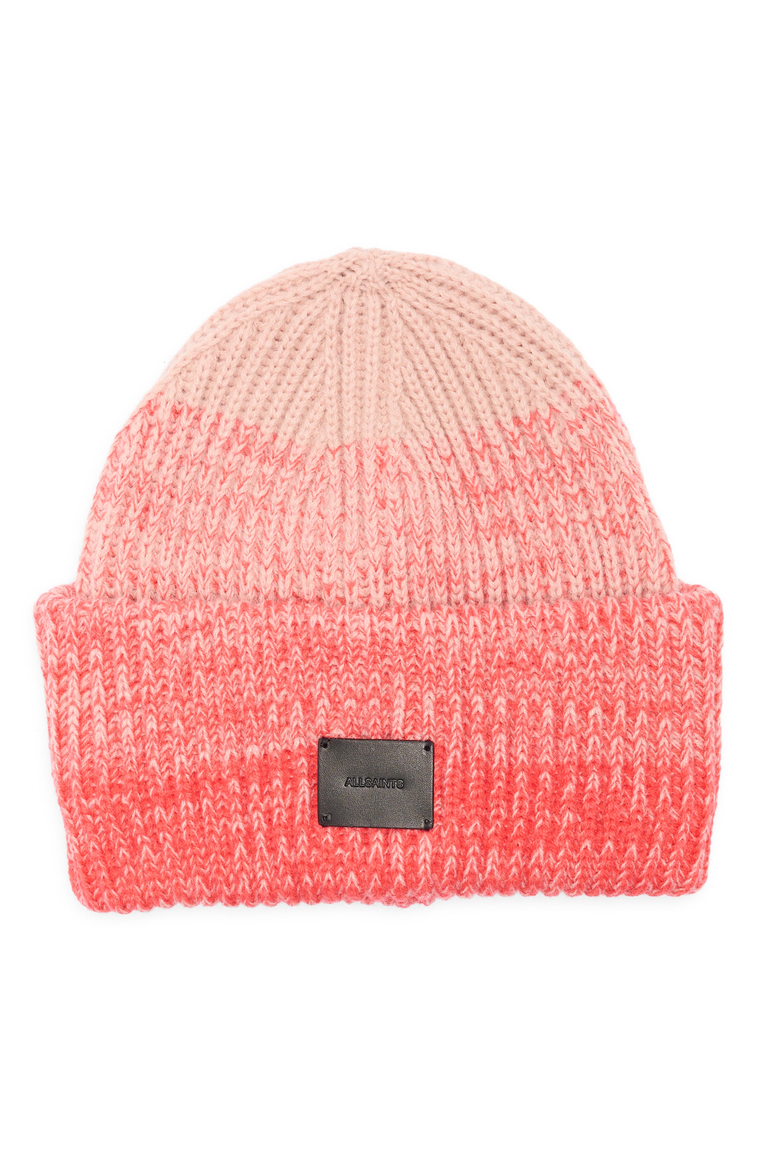 AllSaints Ombré Patch Beanie