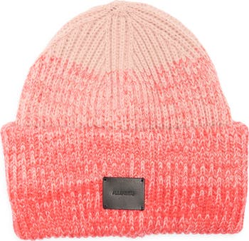 All Saints Beanie Hat Ombre Patch Beanie Pink Multi Wool Blend Outdoor Winter All Saints Beanie Hat Ombre Patch Beanie Pink | Mercari main image 4
