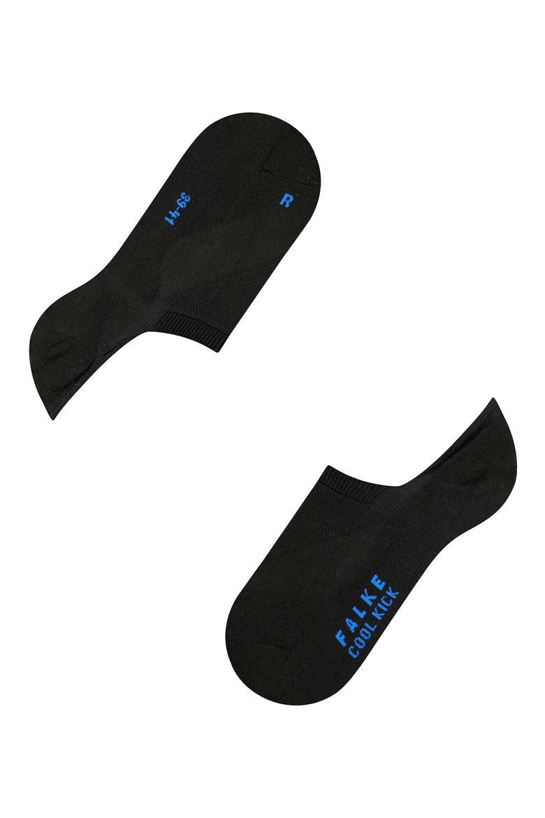Cool Kick No-Show Socks, Alternate, color, BLACK