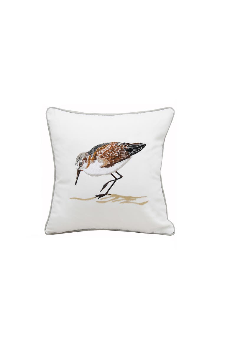 Piper Chillin' Left Indoor/Outdoor Accent Throw Pillow Decor, Main, color, Gray