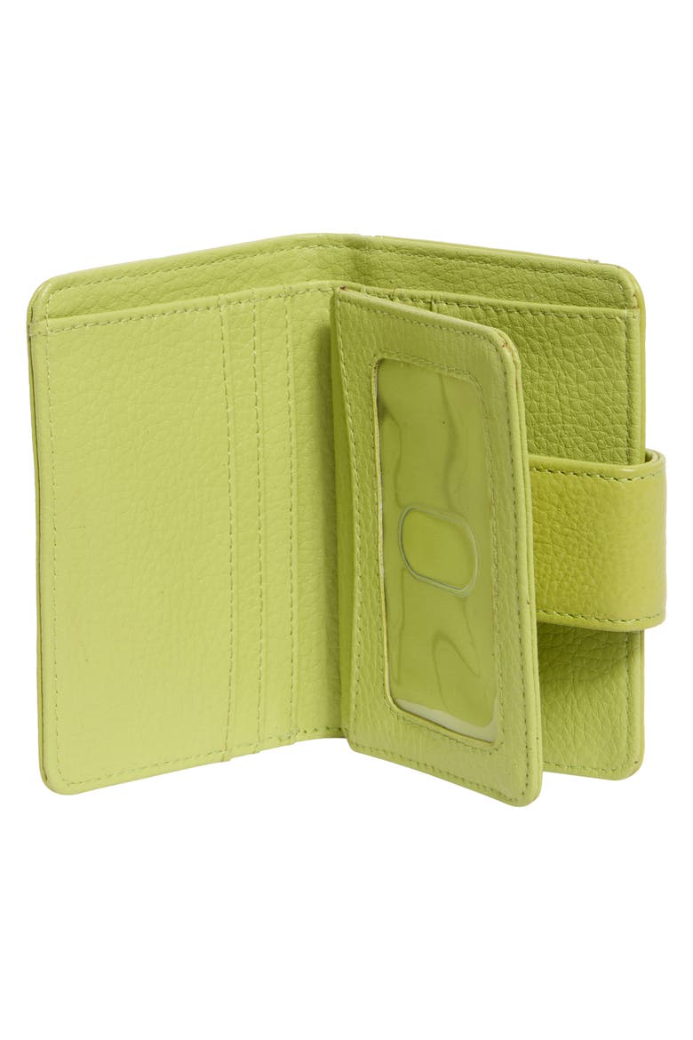 Pixie Leather Card Case, Alternate, color, FERN