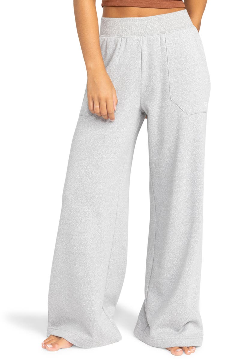 Roxy What a Dream Heather Sweatpants, Main, color, Heritage Heather